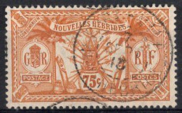 Nouvelles HEBRIDES Timbre-poste N°34 Oblitéré TB Cote : 20.00€ - Oblitérés