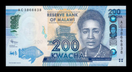 Malawi 200 Kwacha 2012 Pick 60a Sc Unc - Malawi