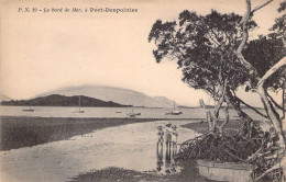 NOUVELLE CALEDONIE - Le Bord De Mer à PORT DESPOINTES - Enfants - Carte Postale Ancienne - Nouvelle Calédonie