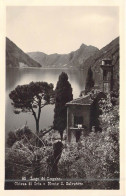 SUISSE - Lago Di Lugano, Chiesa Di Oria E Monte S.Salvatore - Carte Postale Ancienne - Mon