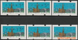 België 1990 - Mi:autom 22 II, Yv:TD 29, OBP:ATM 80 Set, Machine Stamp - XX - Belgica 80 - Nuevos