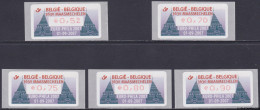 België 2007 - Mi:autom 61, Yv:TD 69, OBP:ATM 118 S9, Machine Stamp - XX - Europhila 2007 - Ungebraucht