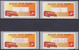 België 2010 - Mi:autom 70, Yv:TD 78, OBP:ATM 127 S 11, Machine Stamp - XX - Postal Vehicles Then And Now - Postfris