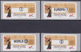 België 2011 - Mi:autom 77, Yv:TD 83, OBP:ATM 134 S12, Machine Stamp - XX - Toulouse Lautrec Ixelles - Nuevos