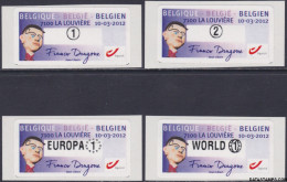 België 2012 - Mi:autom 80, Yv:TD 88, OBP:ATM 137 S13, Machine Stamp - XX - Free Dragone Jean Libert - Postfris