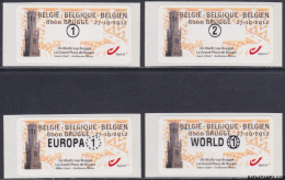 België 2012 - Mi:autom 83, Yv:TD 91, OBP:ATM 140 S13, Machine Stamp - XX - Market Of Bruges - Ungebraucht