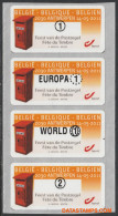 België 2011 - Mi:Autom 76, Yv:TD 82, OBP:ATM 133 Set, Machine Stamp - XX - Feast Of The Stamp - Postfris