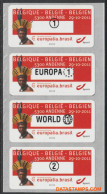 België 2011 - Mi:autom 78, Yv:TD 86, OBP:ATM 135 Set, Machine Stamp - XX - Europalia Brasil - Ungebraucht