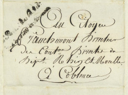 Simmern Hunsrück Contreseing Franchise Pour Koblenz Fromental Preopose Recette Des Contributions - 1792-1815: Dipartimenti Conquistati