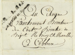 Simmern Hunsrück Contreseing Franchise Pour Koblenz Fromental Preopose Recette Des Contributions - 1792-1815: Départements Conquis