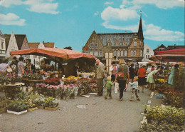 D-25821 Bredstedt - (Schleswig) - Wochenmarkt - Blumenhändler - Stamp - Bredstedt