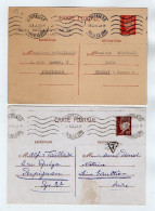 TB 4081 - 1941 / 42 - Entier Postal Type Pétain - Mr TAILLADE à PERPIGNAN Pour Me PARROT Notaire à SAINT - GAULTIER - Cartes Postales Types Et TSC (avant 1995)
