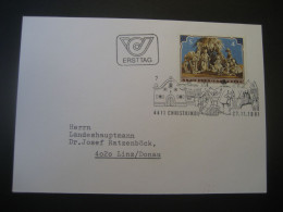 Österreich- Christkindl 27.11.1981, FDC Beleg Mit Gedicht - Storia Postale