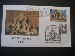 Österreich- Christkindl 27.11.1981, FDC Beleg Mit Stempel Eisenstadt - Covers & Documents