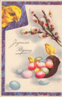 Joyeuses Pâques * Cpa Illustrateur * Poussins Et Oeufs * Egg - Pâques