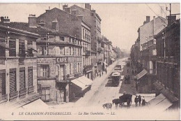 LE CHAMBON FEUGEROLLES                     LA RUE GAMBETTA - Le Chambon Feugerolles