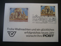 Österreich- Christkindl 14.12.1981, Beleg ÖPT - Storia Postale