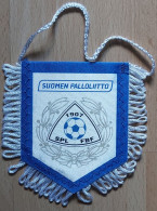 Finland FOOTBALL FEDERATION Suomen Palloliitto Soccer Club Fussball Calcio Futbol Futebol PENNANT, SPORTS FLAG ZS 3/2 - Uniformes Recordatorios & Misc