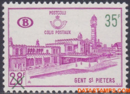 België 1965 - Mi:postpakket 59, Yv:CP 377, OBP:TR 377, Railway Stamps - XX - Postal Package Stamps Station Gent St Piet - Nuevos