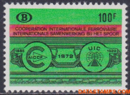 België 1972 - Mi:eisenbahn 346, Yv:CP 422, OBP:TR 423, Railway Stamps - XX - Railway Union - Mint