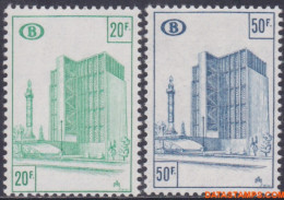 België 1975 - Mi:eisenbahn 350/351, Yv:CP 426/427, OBP:TR 426/427, Railway Stamps - XX - Penalty Stamp Convention Stati - Ungebraucht
