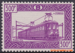 België 1952 - Mi:eisenbahn 298, Yv:CP 321, OBP:TR 321, Railway Stamps - XX - Locomotives - Neufs