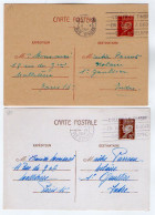 TB 4086 - 1941 - Entier Postal Type Pétain - Mr Camille MONSACRE à PARIS Pour Me PARROT Notaire à SAINT - GAULTIER - Cartes Postales Types Et TSC (avant 1995)