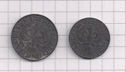 POLAND 1923 2COINS 10-20 Groszy - Pologne