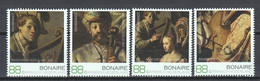 Caribbean Netherlands (Bonaire) - MNH Set PAINTING REMBRANDT - MUSIC MAKING PARTY - Rembrandt