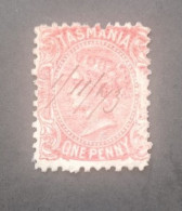 TASMANIA 1878 QUEEM VICTORIA CAT GIBBONS N 137 WMK 1 PERF 11 1/2 - Used Stamps