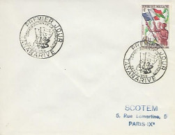 Madagascar FDC Commemoration De La Communauté Tananarive 28 Février 1959 - Storia Postale