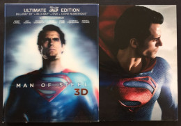 Blu-ray Disq / 3D / 3 DISQUES / MAN OF STEEL - Ciencia Ficción Y Fantasía