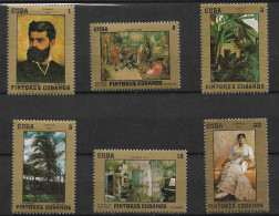 CUBA 1976 Paintings By Cuban Painters MNH - Unused Stamps