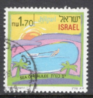 Israel 1989 Single Stamp From The Set Celebrating Tourism In Fine Used - Oblitérés (sans Tabs)