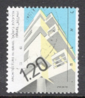 Israel 1990 Single Stamp From The Set Celebrating Architecture In Fine Used - Gebraucht (ohne Tabs)