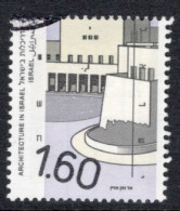 Israel 1990 Single Stamp From The Set Celebrating Architecture In Fine Used - Usati (senza Tab)