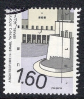 Israel 1990 Single Stamp From The Set Celebrating Architecture In Fine Used - Oblitérés (sans Tabs)