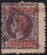 1899-648 CUBA US OCCUPATION 1899 3c S. 1c. 4º ISSUE. PUERTO PRINCIPE PHILATELIC FORGUERY FALSO FILATELICO. - Usados