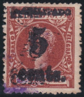 1899-650 CUBA US OCCUPATION 1899 5c S. 5ml. 1º ISSUE. PUERTO PRINCIPE PHILATELIC FORGUERY FALSO FILATELICO. - Gebruikt