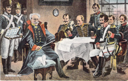 PERSONNAGES HISTORIQUE - Waterloo 1815 - Blucher Reçevant à Genappe Le Chapeau L'épée ..... - Carte Postale Ancienne - Personajes Históricos