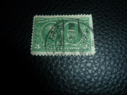 Republica Argentina - Azcuenaga (1764-1833) Et Alberdi (1763-1811) - 3 C.- Yt 151 - Vert-jaune - Oblitéré - Année 1910 - - Used Stamps