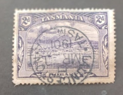 TASMANIA 1899 HOBART CAT GIBBONS N 231 PERF 14 1/4 - Used Stamps