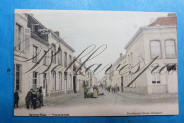Beveren-Waas.  Vrasenestraat - Manuel Ingekleurd Kaart 1903 - Beveren-Waas