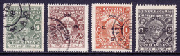 INDIA (COCHIN) — SG O54//O56b  — 1942-43 UNISSUED OVPT TYPE O10 — USED — SCV £32 - Cochin