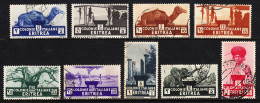 ERITREA — SCOTT 158//166 — 1934 PICTORIALS — USED — SCV $28.05 - Eritrée