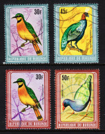 BURUNDI — SCOTT 585v — 1980 BIRDS WITH METALLIC FRAMES — USED - Usados