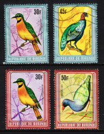 BURUNDI — SCOTT 585v — 1980 BIRDS WITH METALLIC FRAMES — USED - Used Stamps
