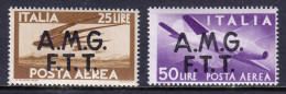 ITALY — TRIESTE — SCOTT C5,C6 — OCCUPATION AMG OVERPRINT — MH — SCV $139.00 - Correo Aéreo