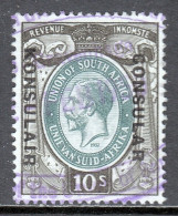 SOUTH AFRICA — BAREFOOT 2012 #14 — 1937 10/- CONSULAR REVENUE — USED — CV £15 - Other & Unclassified