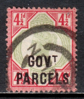 GREAT BRITAIN — SCOTT O33 (SG O71) — 1892 4½d QV OFFICIAL — USED — SCV $275 - Dienstzegels